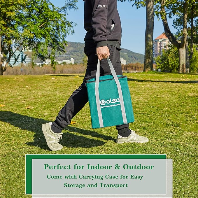 Olsa Giant Tumble Tower 57PCS Wooden Block Stacking Yard Games with Carrying Bag Classic Indoor & Outdoor Game for Adults and Family Party Games for Backyard Lawn Beach Camping (Over 4.2 Ft)