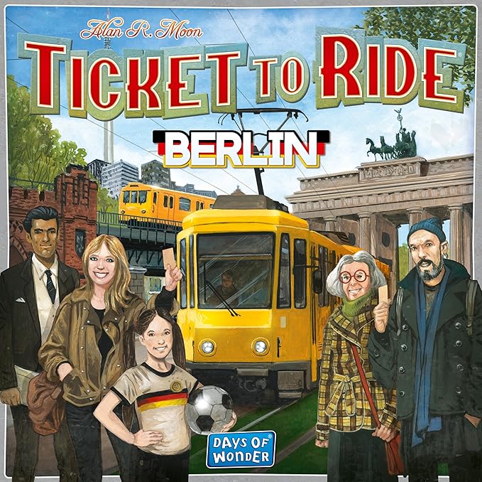 Ticket to Ride Berlin Board Game - Train Route-Building Strategy Game, Fun Family Game for Kids & Adults, Ages 8+, 2-4 Players, 10-15 Minute Playtime, Made by Days of Wonder