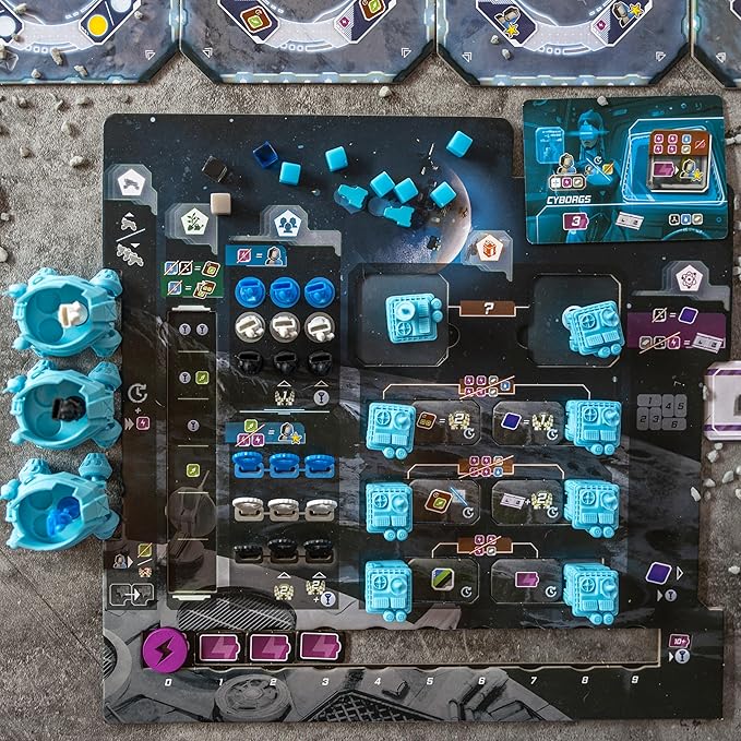 from The Moon | Detailed Moon Rover Miniatures - Heavy Strategy Board Game | Competitive Board Game | 14+ | 1 to 4 Players | 90 Minutes