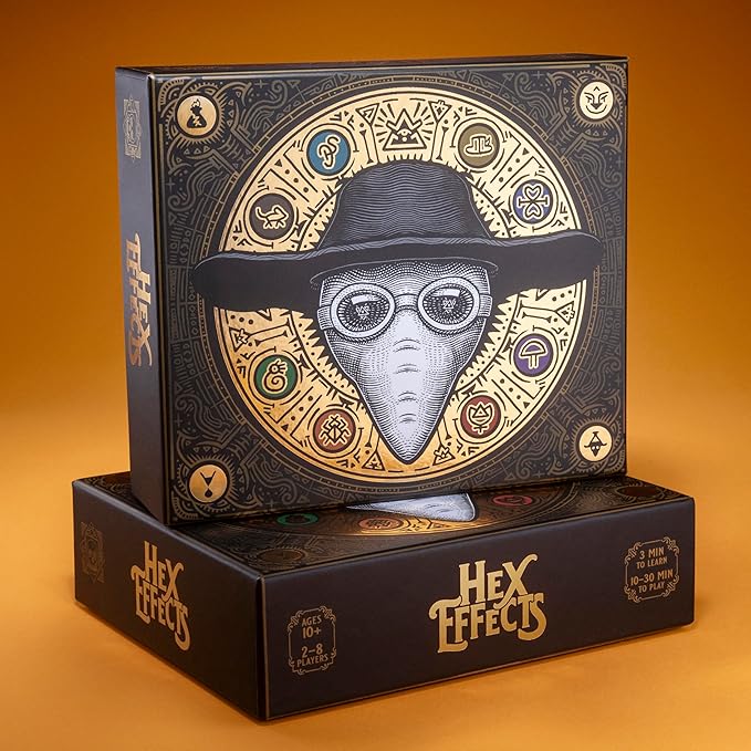 Pillbox Games Hex Effects: a Fast-paced Card Game with Potions and Disasters, 2-8 Players, 10-30 Min Play