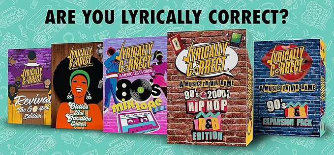 The Revival Gospel Music Trivia Card Game for Friends, Fun Party Game for Adults, Family Game Night, Gospel Music Trivia, and Finish The Lyrics Challenge