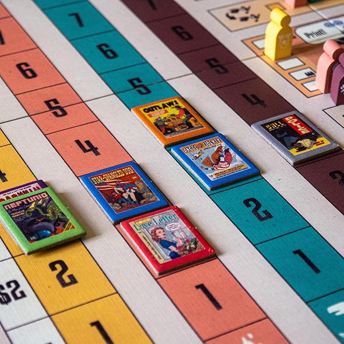 Age of Comics: The Golden Years | The Comic Book Publishing Game | Build Your Comic Empire During The Golden Age of Comics | Immersive Strategy Game for 1-4 Players, 60-110 Mins, Ages 14+