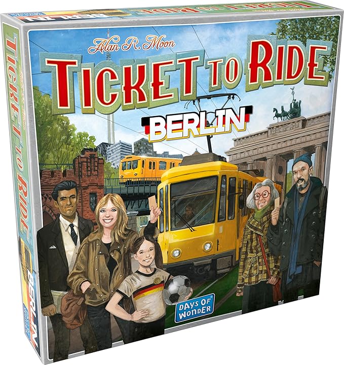 Ticket to Ride Berlin Board Game - Train Route-Building Strategy Game, Fun Family Game for Kids & Adults, Ages 8+, 2-4 Players, 10-15 Minute Playtime, Made by Days of Wonder