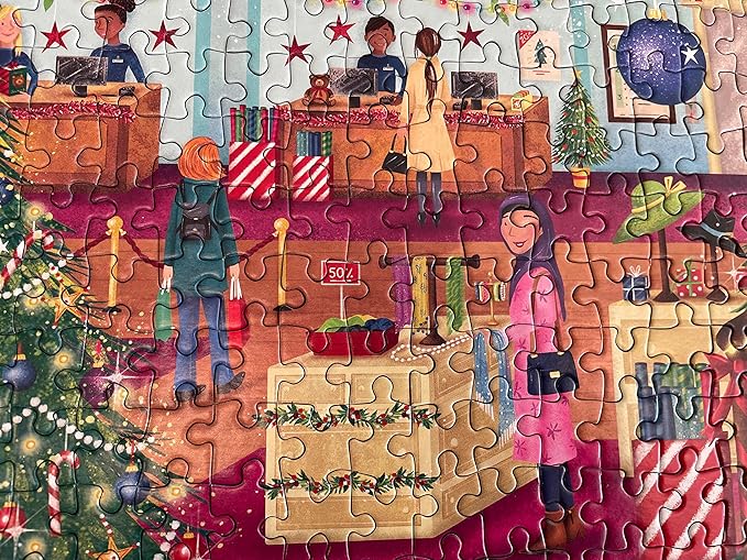 Surprises in Store 1000 Piece Jigsaw Puzzle | Christmas Jigsaw Puzzle | Sustainable Puzzle for Adults | Premium 100% Recycled Board | Great Gift for Adults | Gibsons Games