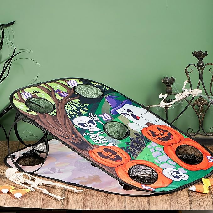 JOYIN Halloween Toss Game Board with Bean Bag for Kids Outdoor Toys, Halloween Party Favor, Beach Yard Outdoor Activities, Family Party Supplies,Camping Outside Play Toy