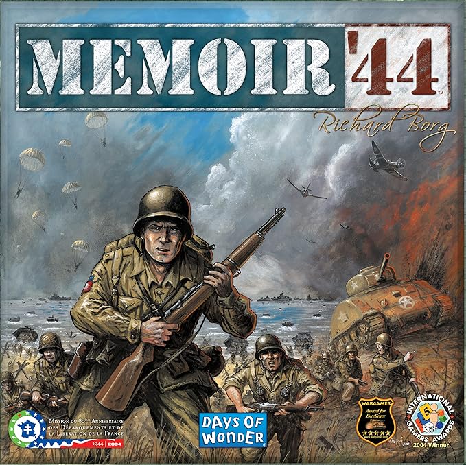 Memoir '44 Board Game - WWII Historical Board Game of Epic Battles! Tabletop Miniatures Strategy Game for Kids & Adults, Ages 8+, 2-8 Players, 30-60 Minute Playtime, Made by Days of Wonder