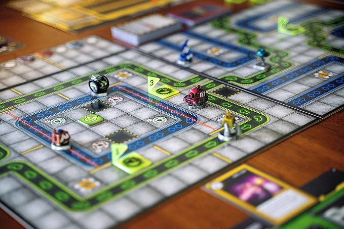 Renegade Game Studios | Robo Rally | Strategy Board Game for 2-6 Players, Ages 12+ with 6 Pre-Painted Robot Miniatures