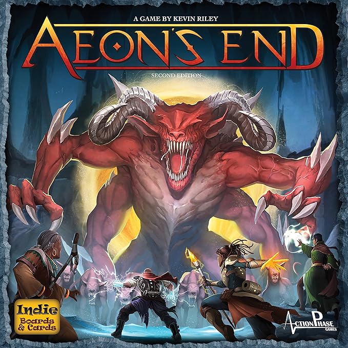 Aeon's End 2e - Cooperative Deck Building Card Game for Game Night, 1 – 4 Players Teens, 14+ and Adults - Science Fiction & Fantasy Strategy Board Game - 60 Min Play Time - Indie Boards and Cards
