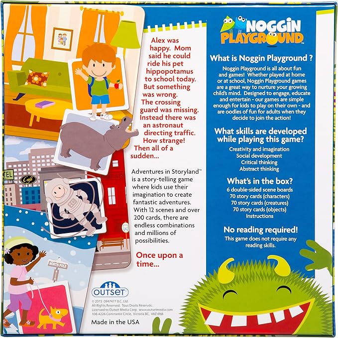 Noggin Playground's Adventures in Storyland - Early Learning Creative Story Telling Game for Young Children - No Reading Required (Ages 5+)