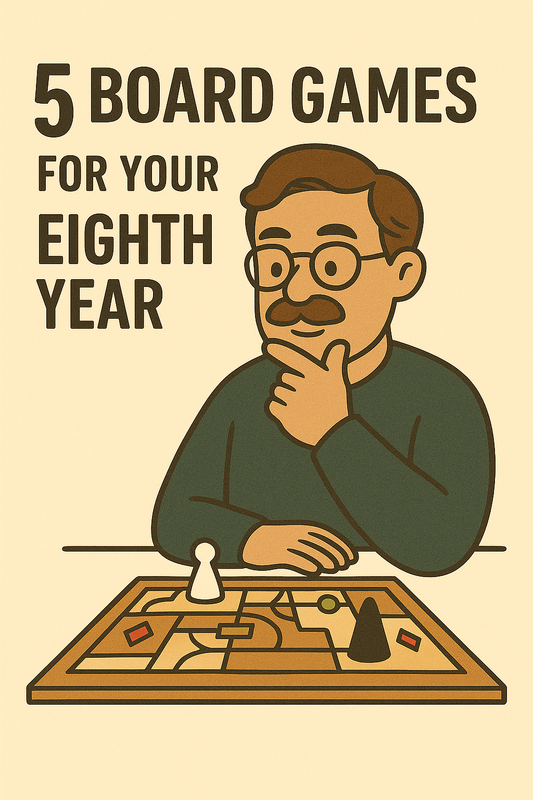 5 Board Games for Your Eighth Year into the Hobby