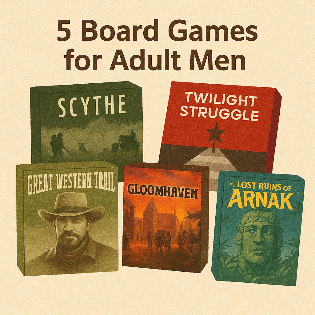 5 Board Games for Adult Men