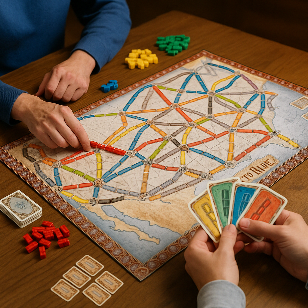 Play to De-Stress: How Board Games Like "Ticket to Ride" Relieve Anxiety