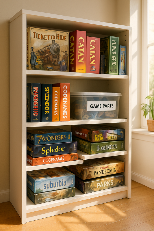 Board Game Storage & Organization Hacks