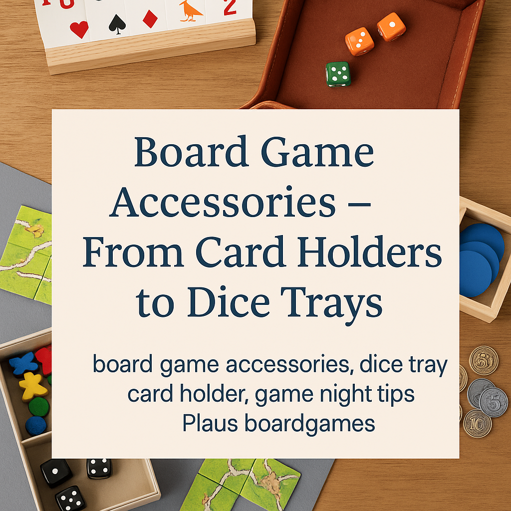 Board Game Accessories – From Card Holders to Dice Trays