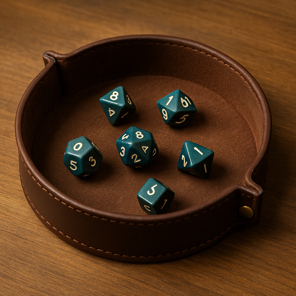 dice rolling tray
