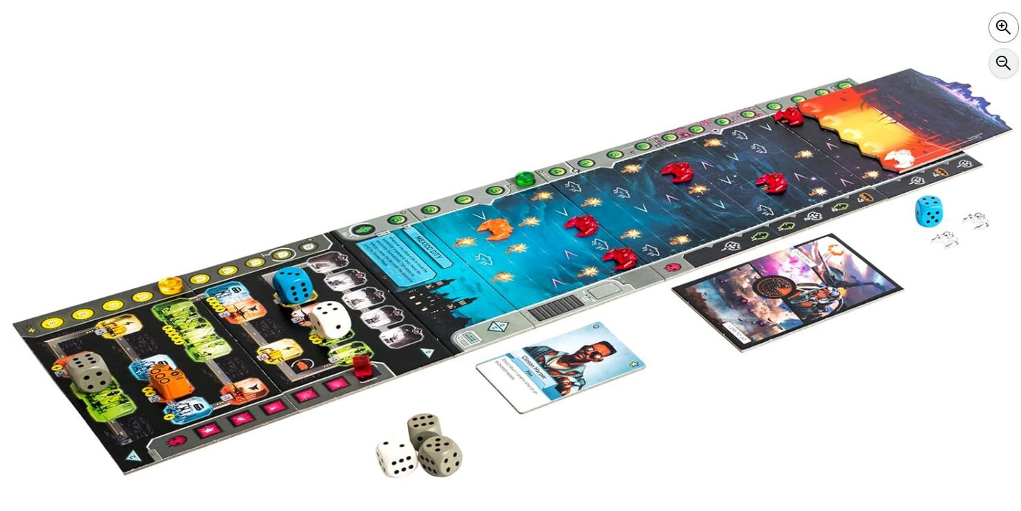 Under Falling Skies, Brettspiel (DE), für 1+ Spieler ab 10 Jahre