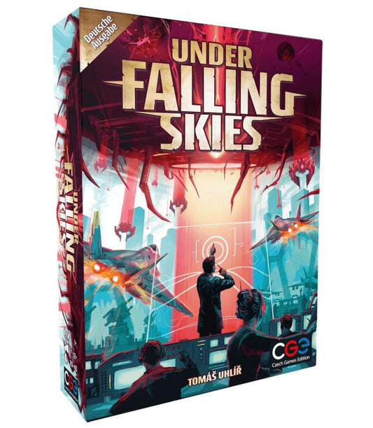Under Falling Skies, Brettspiel (DE), für 1+ Spieler ab 10 Jahre