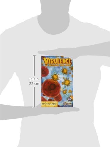 Virulence: An Infectious Virus Card Game - Educational Bidding Game for Kids 8+ - Perfect Biology Board Game for Kids, Teens, and Adults - Medical Science Gifts for Nurses, Doctors, Teachers