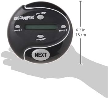 Hasbro Gaming Catch Phrase Electronic Game | Fun Active Handheld Party Games for Adults, Teens, and Kids | Ages 12+ | 4 or More Players, 2 Teams | Portable Family Travel Games (Amazon Exclusive)