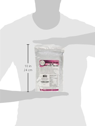 Judee's Gluten Free Sodium Citrate 1lb (16oz) - 100% Non-GMO, Keto-Friendly and Nut-Free - Food Grade - Great for Molecular Gastronomy Cooking - Emulsifier for Cheese Sauce - Serves as Preservative