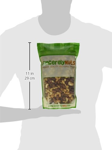 Sincerely Nuts Roasted & Salted Mixed Nuts | Almonds, Cashews, Pecans, Brazil Nuts and Hazelnuts | Healthy Snack - Nutrient Rich Alternative Treat | Vegan, Kosher & Gluten-Free | 2 lb bag