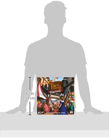 AEG Tiny Towns: Fortune Expansion | Adds New Buildings, Introduces Money | Clever use of Limited Resources Determines Success | 1-6 Players | Ages 14+