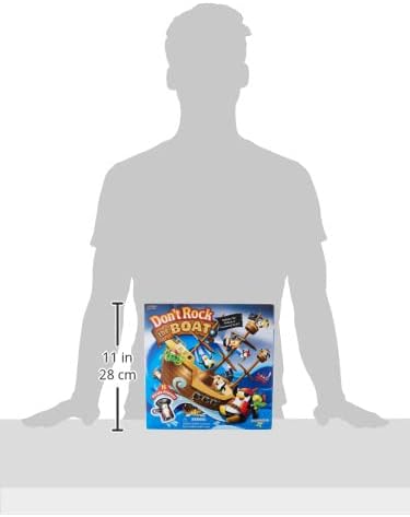 Don’t Rock the Boat Board Game - Kids Games, Family Games for Kids and Adults, Board Games for Family Night, Multi-Player Board Games, Builds Hand & Eye Coordination, Balancing Toy, Ages 5+