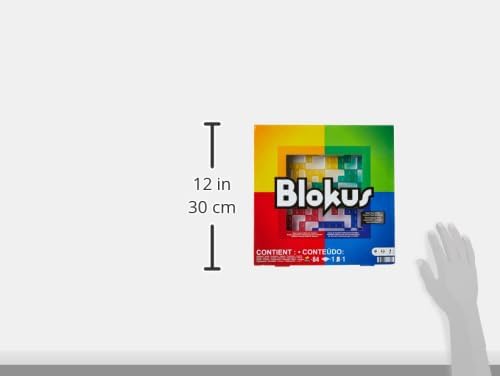 Mattel Games Blokus Strategy Board Game, Family Game for Kids & Adults with Colorblind Accessible Pieces & Just One Rule