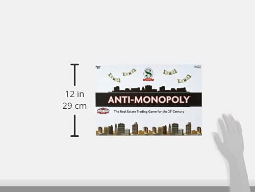 University Games Anti-Monopoly - Fresh Twist on the Classic Real Estate Game for 2-4 Players, Ages 8 and Up