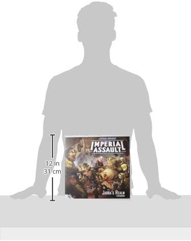 Star Wars Imperial Assault Board Game Jabba's Realm EXPANSION - Epic Sci-Fi Miniatures Strategy Game for Kids and Adults, Ages 14+, 1-5 Players, 1-2 Hour Playtime, Made by Fantasy Flight Games