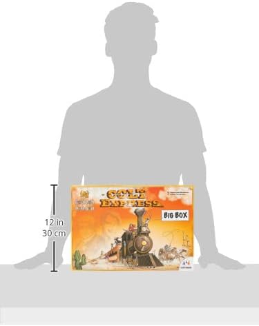 Colt Express BIG BOX - Wild West Adventure Board Game, Strategy Game for Kids & Adults, 2-9 Players, 40 Min Playtime, Ludonaute