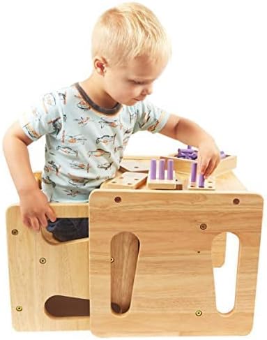 Counting Peg Board - Montessori Math and Numbers for Kids - Wooden Math Manipulatives Materials