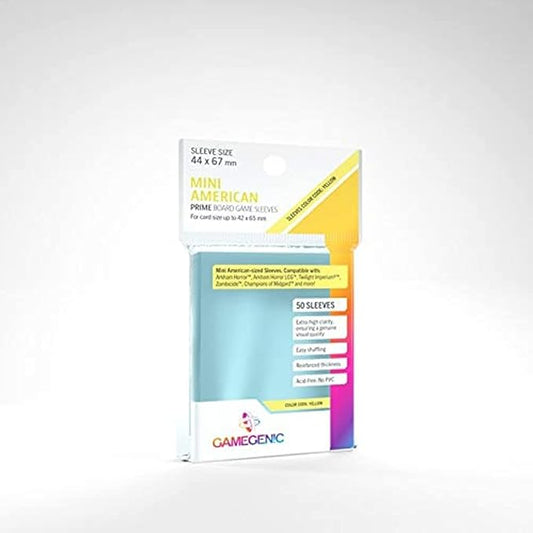 5 Packs Gamegenic Prime Board Game Sleeves 50ct Mini American Size Card Sleeves Value Bundle!