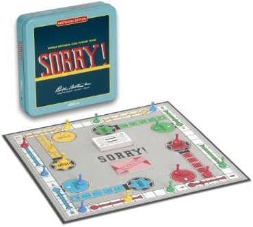 WS Game Company Sorry! Nostalgia Edition Board Game in Collectible Tin