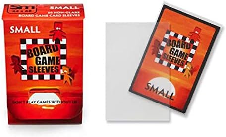 10 Packs Arcane Tinmen Non-Glare Board Game Sleeves 50 ct Small Size Card Sleeves Display Case