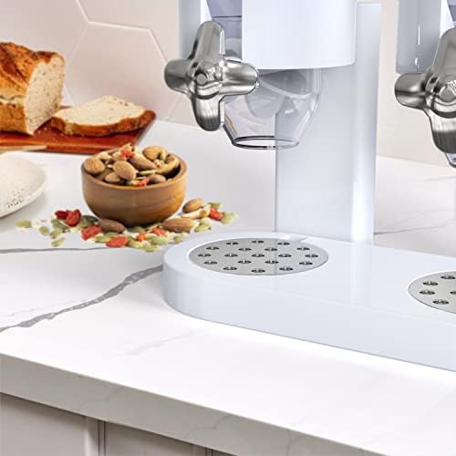 Triple Food Dispenser - Easy To Use Dry Food Dispenser Perfect As A Candy, Nuts, Rice, Granola, Cereal Dispenser & More - Dispensing 1 Ounce Per Twist And Preserving Freshness For Fun, Easy Serving.