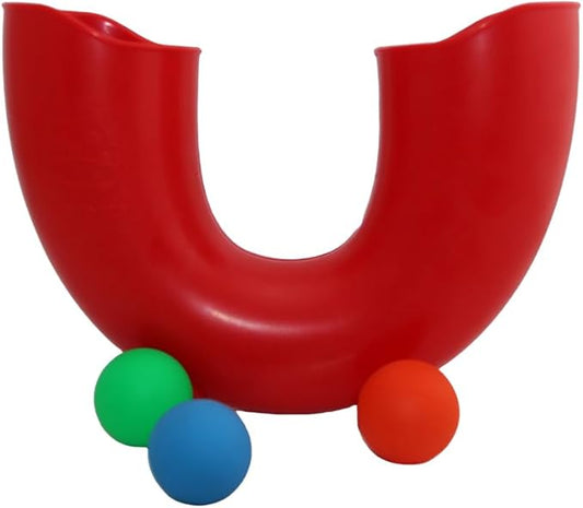 Boatman Throwing Skill Game Set with 3 Balls,Gifts for Teens and Adults Indoor & Outdoor Games, Fun Party Supplies, Cultivating Hands-on and Juggling Skills (RED)