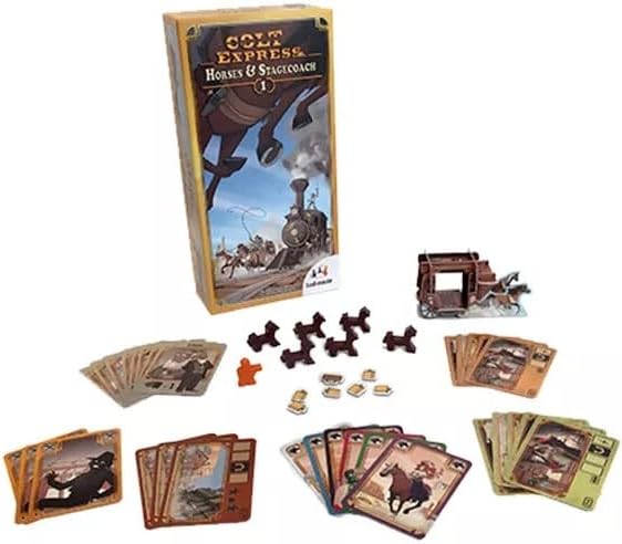 Ludonate Colt Epress Horses & Stagecoach Card Game