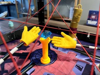 Tiny Laser Heist - A Hilariously Awkward 3D Heist Game, Base + Expansion Pack, 3+ Players, Every Round is a Mini Escape Room