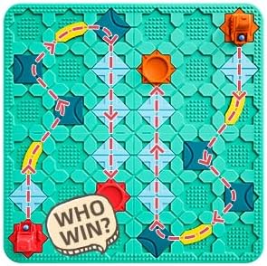 Logical Road Builder Games, STEM Family Board Game, Large Educational Smart Brain Teasers Puzzles Toys, Preschool Learning Early Montessori Birthday Gifts for Kids Boys Girls Age 4-8 Year Old