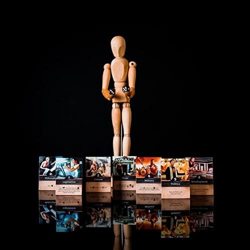 Iello: Khora, Rise of an Empire, Race to Development Game, Develop your City Faster and Better than Your Opponents, 2 to 4 Players, 75 Minute Play Time, For Ages 14 and up