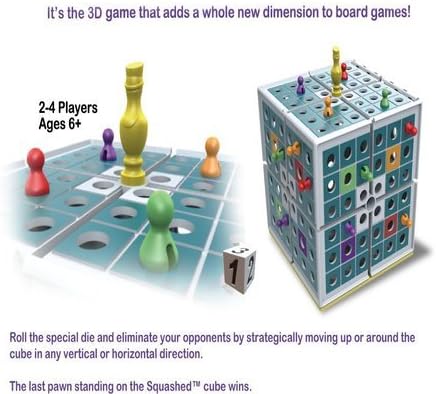 Squashed 3D Strategy Board Game