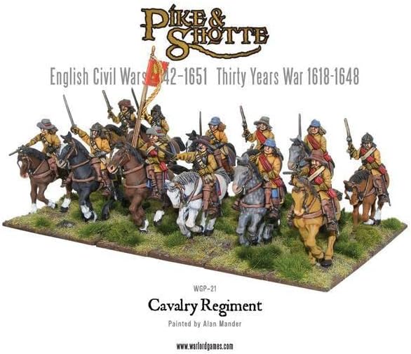 Warlord Pike & Shotte for King & Country Game - Role Playing Strategy Board Games for Adults, Table Top 17th Century Strategic Wargaming Kit - Tabletop Military History RPG with Terrain