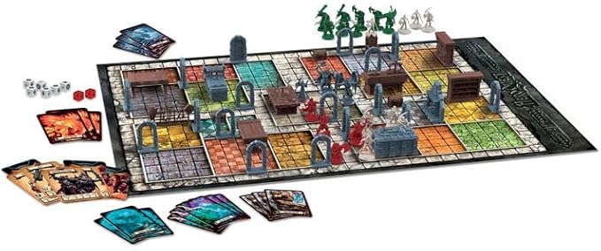 Hasbro Gaming Avalon Hill HeroQuest Game System, Fantasy Miniature Dungeon Crawler Tabletop Adventure Game, Ages 14 and Up 2-5 Players
