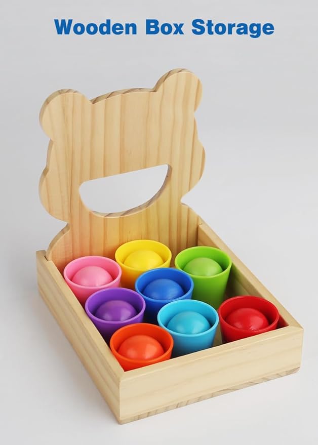 Wooden Feeding Toy for Toddlers - Pretend Food Game for Preschoolers, Play Food Set for Kids, Learning Resources Food Group Activities
