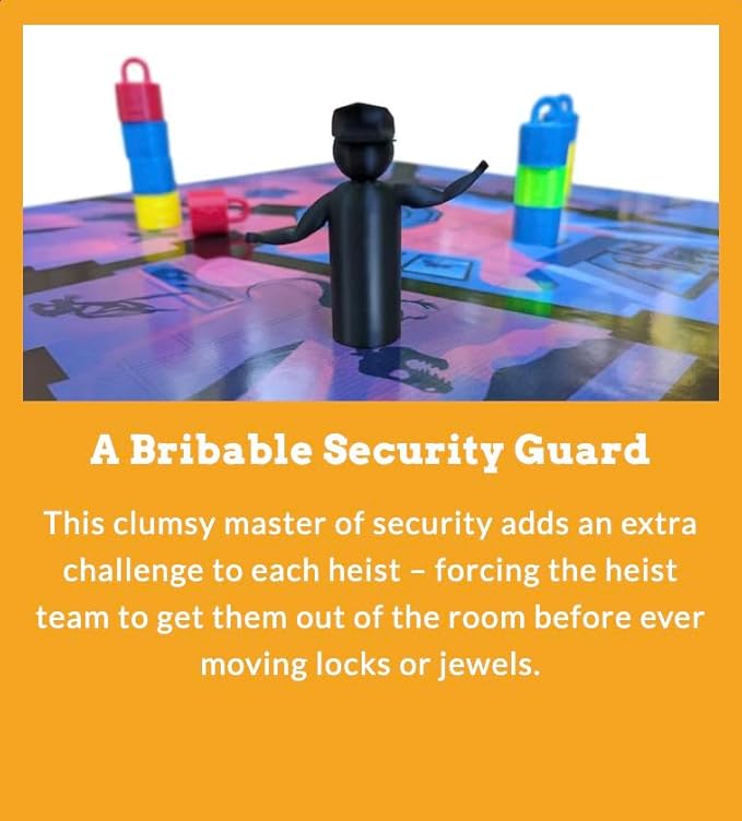 Tiny Laser Heist - A Hilariously Awkward 3D Heist Game, Base + Expansion Pack, 3+ Players, Every Round is a Mini Escape Room