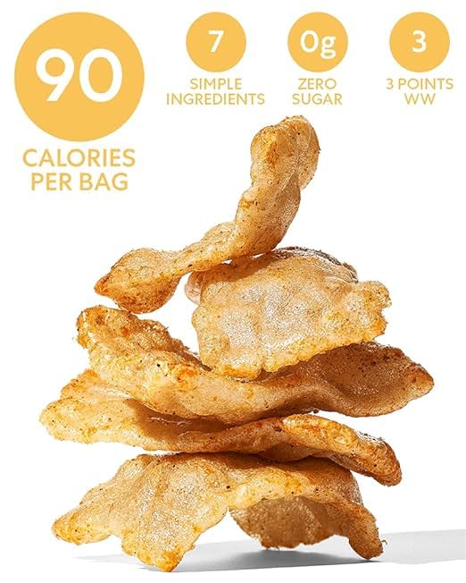 SNACKLINS Plant Based Crisps NACHO - Gluten Free, Grain Free, 100% Kosher, Vegan Healthy Snacks, Crunchy Puffed Snack, Only 100 Calories Per Bag - .9oz Bag (Case of 48)