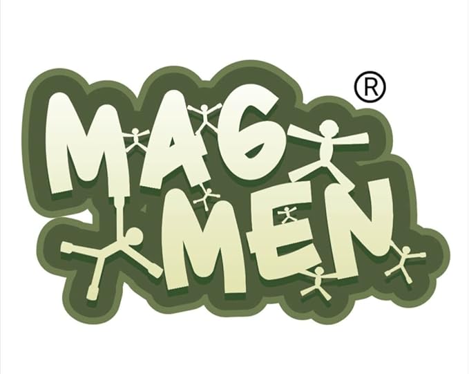 MAGMEN Upgraded Strenght Magnetic Travel Toys for Toddler, Stretchy Magnetic Fun (Ages 3+) Pack of 10 Solid