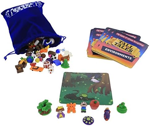 SCS Direct, Tall Tales Story Telling Board Game - The Educational Family Game of Infinite Storytelling -Award-Winning Educational Game, 5 Ways to Play - Promotes Creativity & Language Skill, Gift