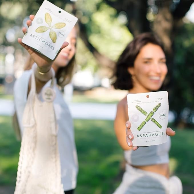 POSHI Marinated Vegetables Variety Pack | Asparagus, French Beans, Cauliflower, Artichoke | Keto, Vegan, Paleo, Non GMO, Gluten Free, Gourmet, Healthy, Fully Cooked (12 Pack)